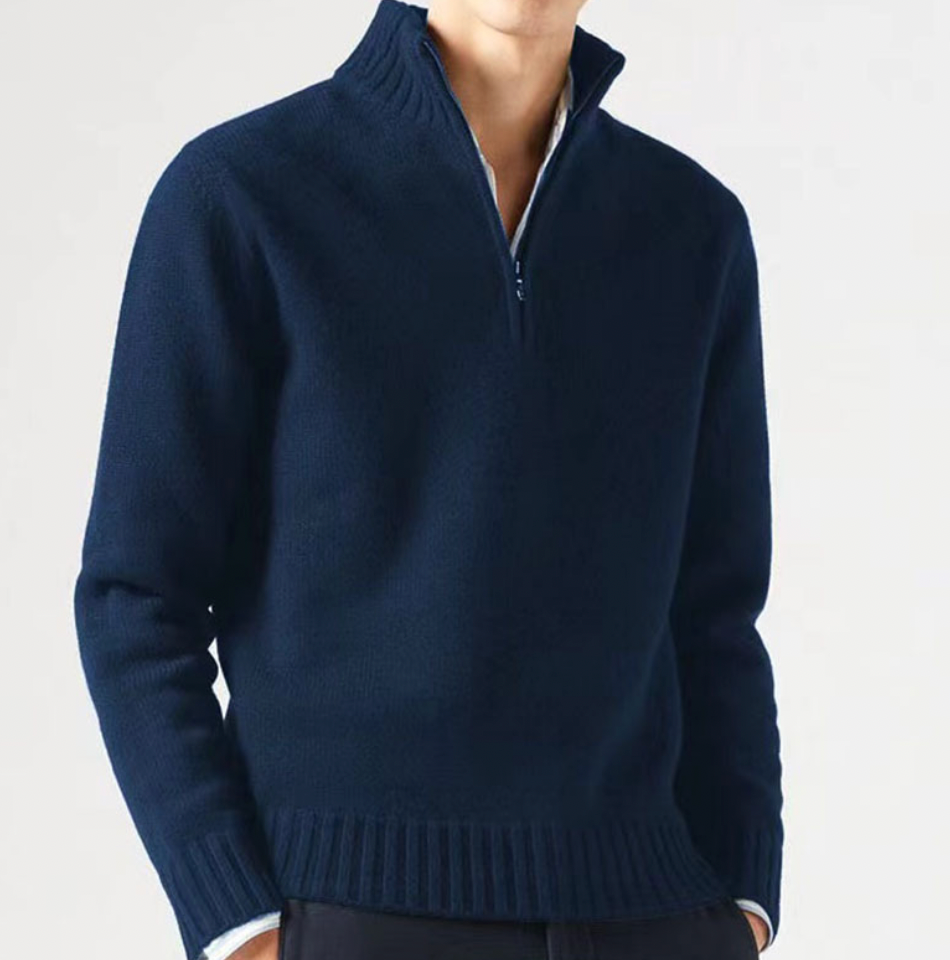 Van Leeuwen Essentials - Half Zip Up Trui