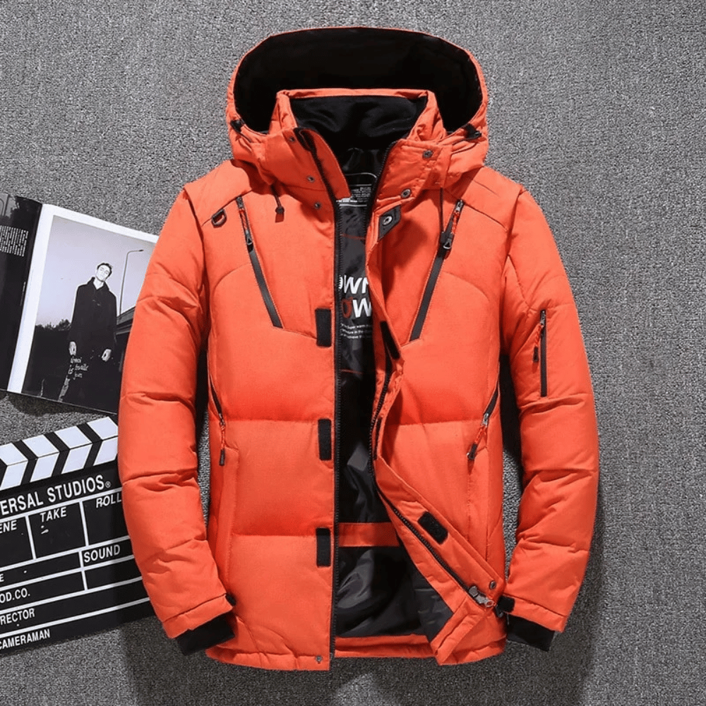 Van Leeuwen | Outdoor Winterjas met Verwijderbare Capuchon voor Heren