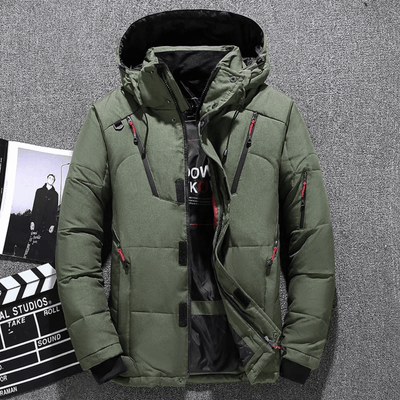 Van Leeuwen | Outdoor Winterjas met Verwijderbare Capuchon voor Heren