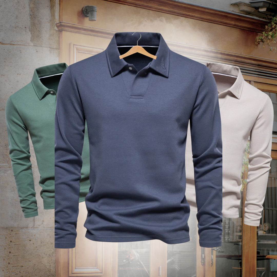 Van Leeuwen | Heritage - Klassieke Longsleeve Polo