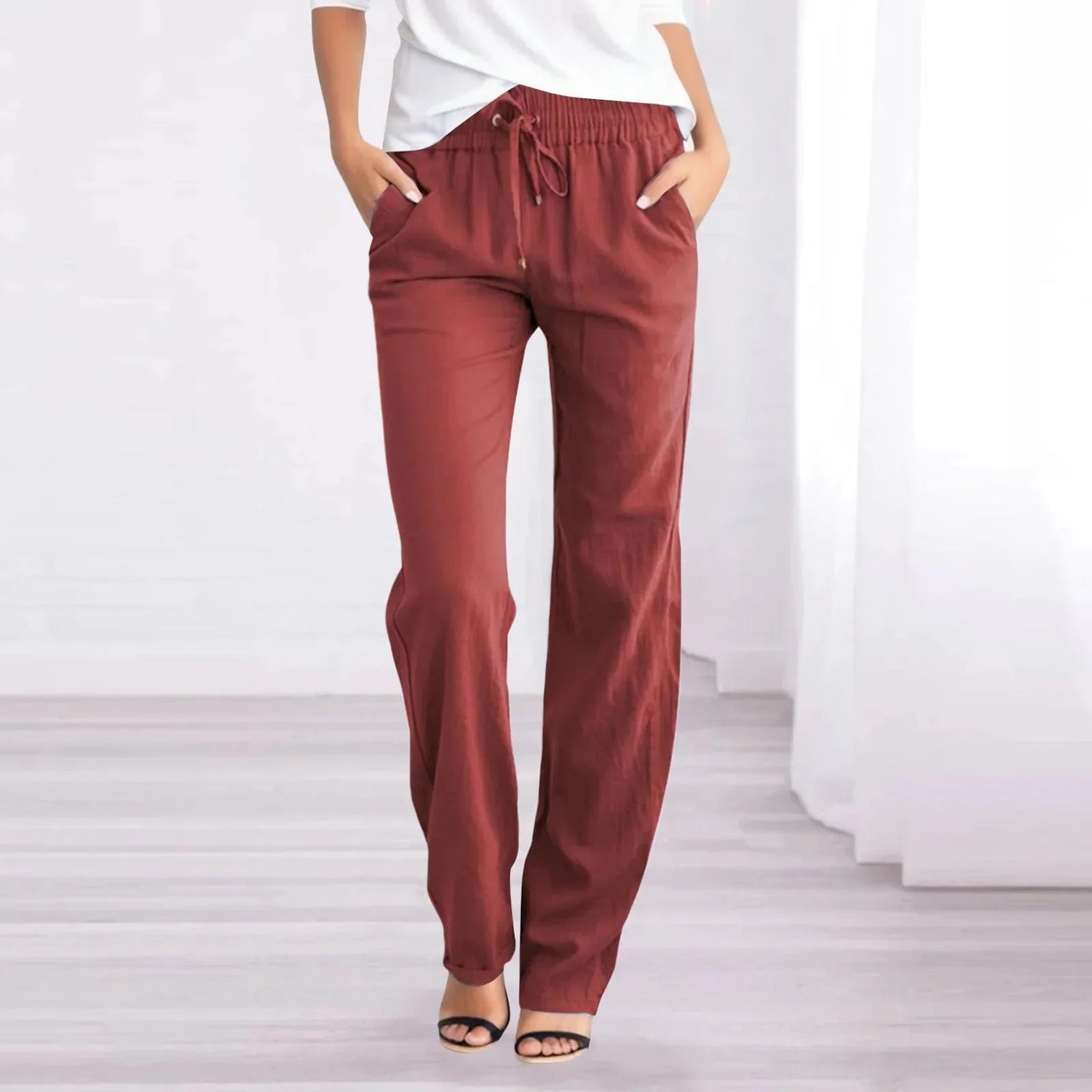 Casual Dames Linnen Broek