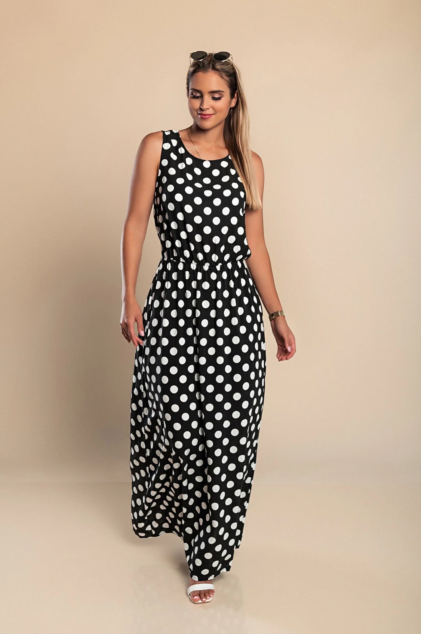 Casual Polka Dot zomer maxi jurk voor vrouwen