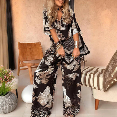 Casual boho-stijl 2-delige set voor dames