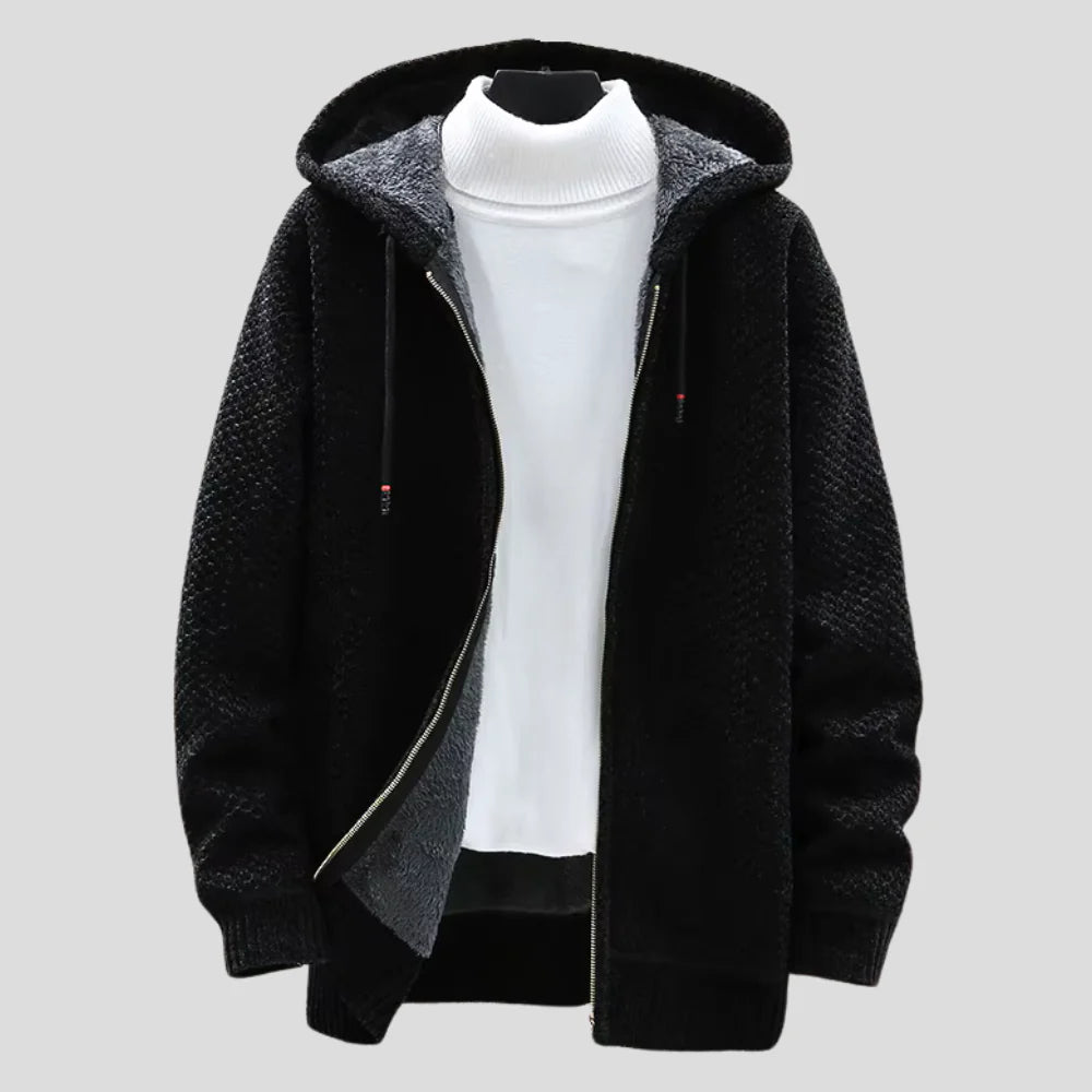 Casual gebreide lente hoodie voor heren