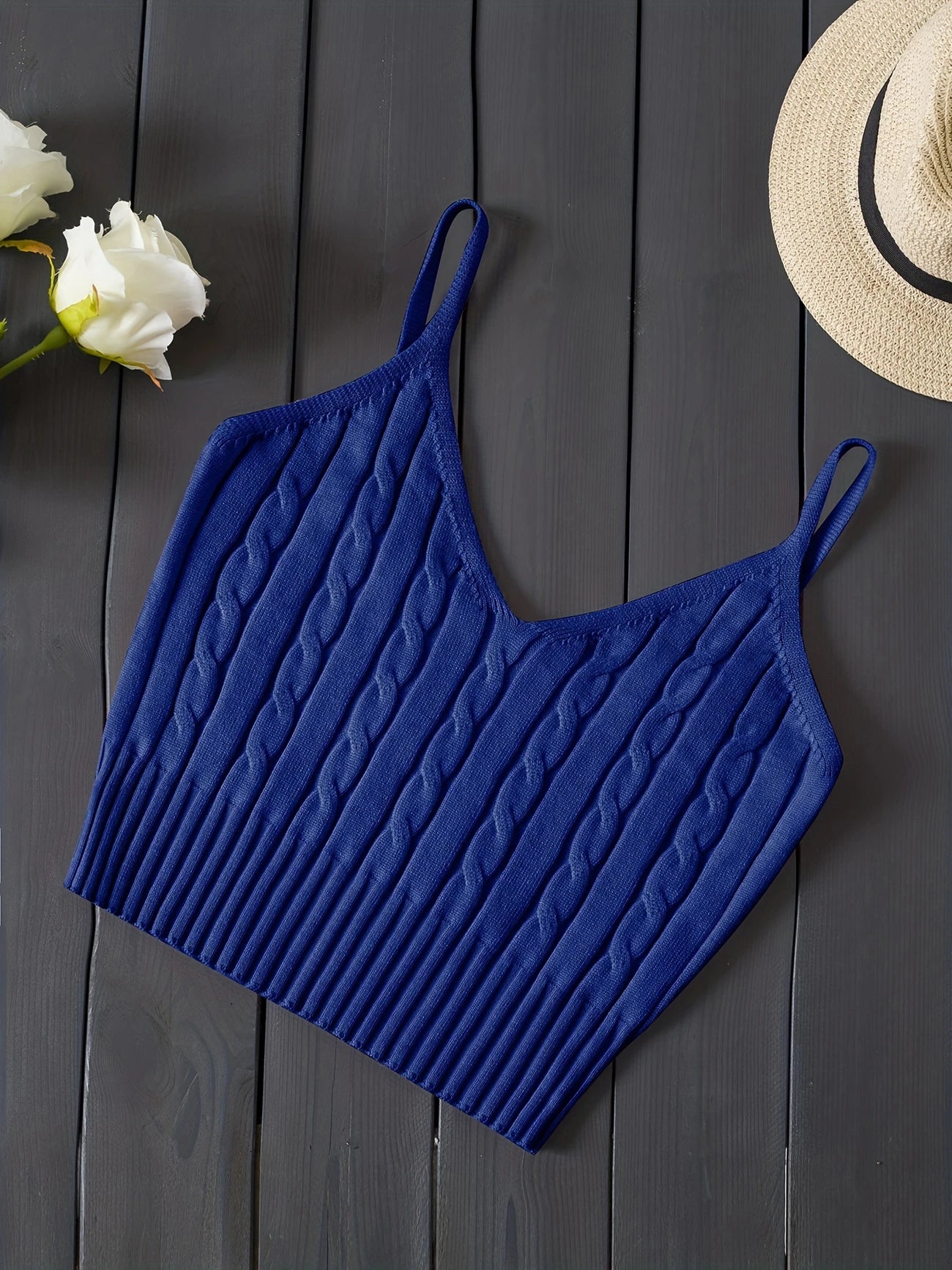 Casual gebreide zomertops voor dames