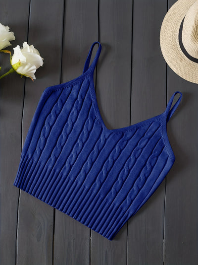 Casual gebreide zomertops voor dames