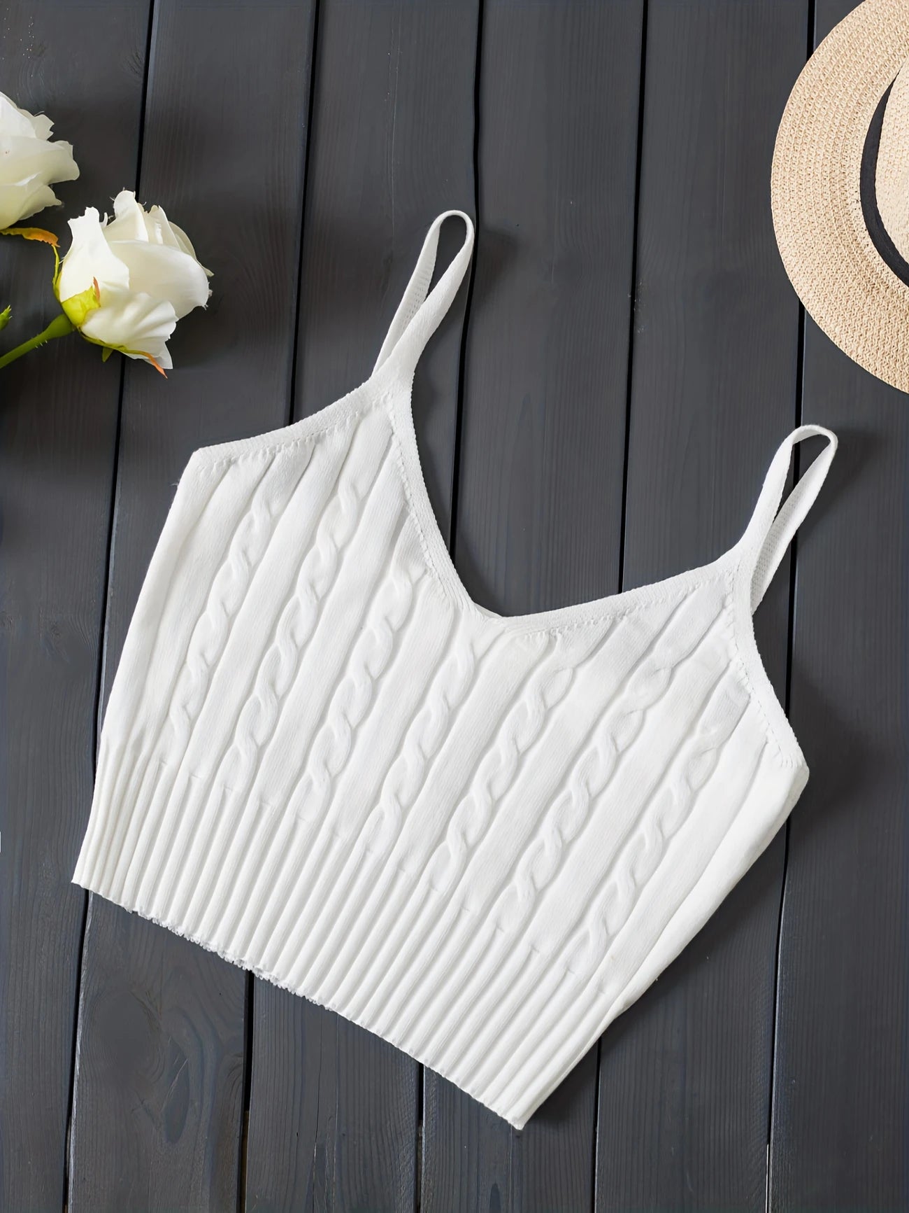 Casual gebreide zomertops voor dames