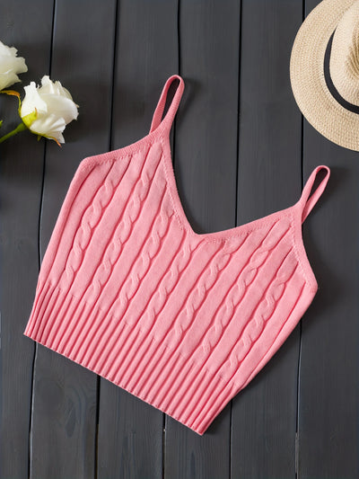 Casual gebreide zomertops voor dames