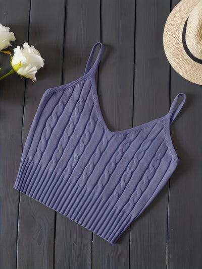 Casual gebreide zomertops voor dames