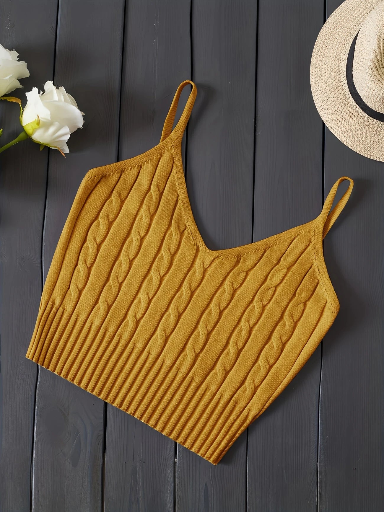 Casual gebreide zomertops voor dames
