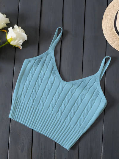 Casual gebreide zomertops voor dames