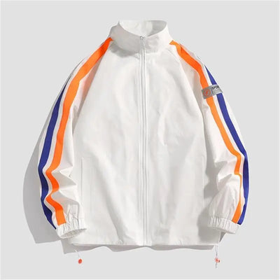 Casual heren sportjas met hoge kraag