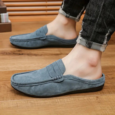 Casual herenslippers zonder achterkant