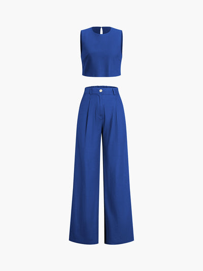 Casual tweedelige damescrop zomerset