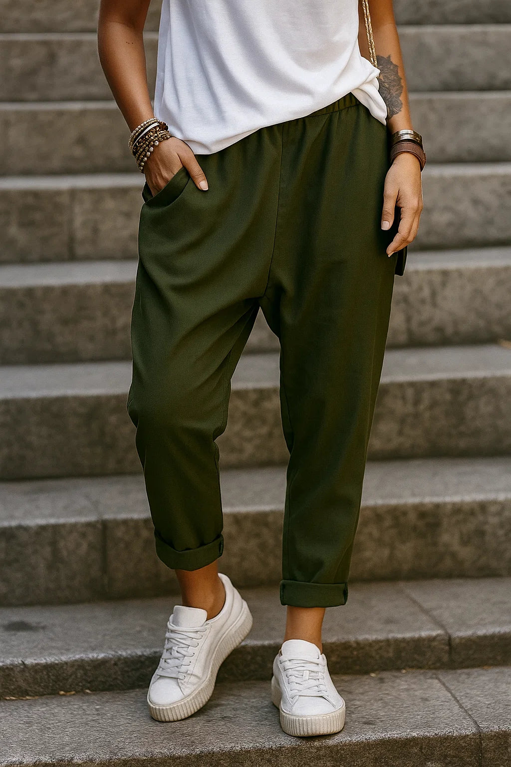 Casual wijde broek voor dames