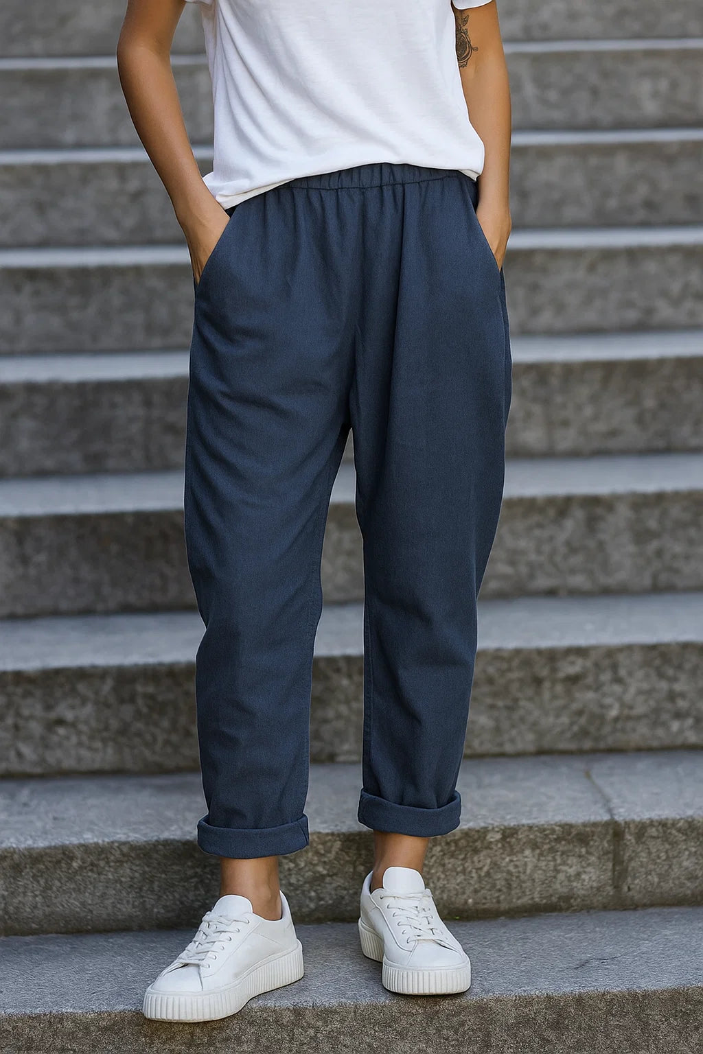 Casual wijde broek voor dames