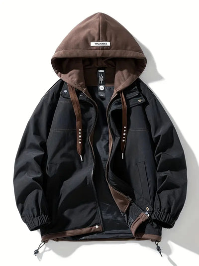 Casual winterjas voor heren met capuchon