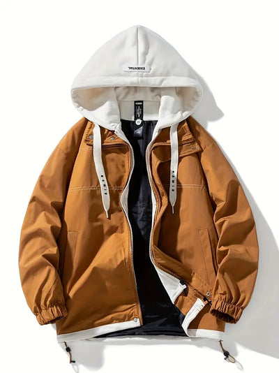 Casual winterjas voor heren met capuchon