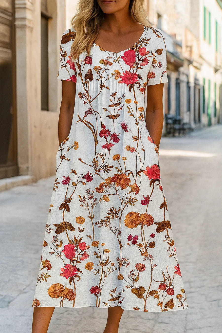 Casual zomerjurk in Boho-stijl voor dames