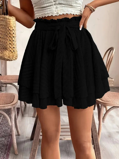Casual zomerrok met hoge taille voor dames
