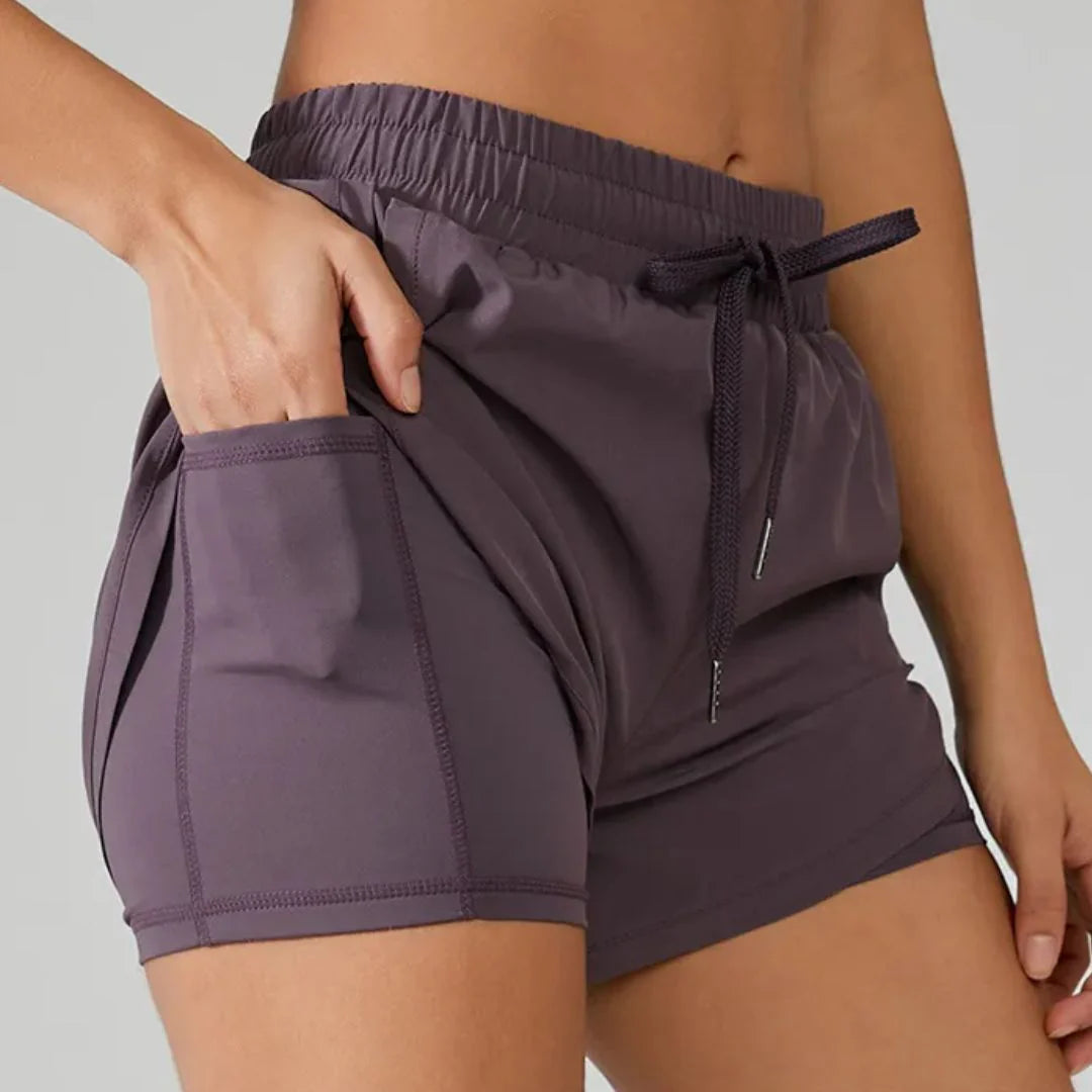Casual zomerse trainingsshort voor dames