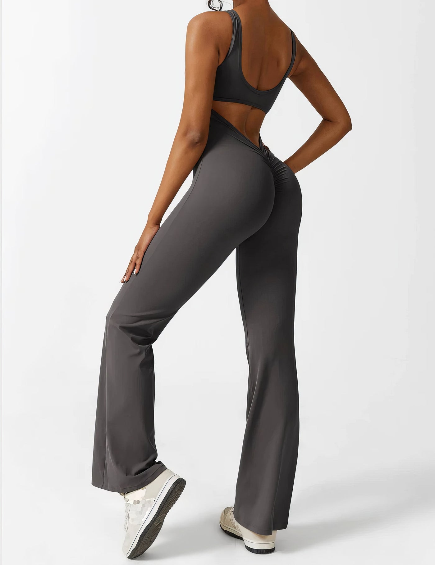 Dames Jumpsuit met Uitlopende Pijpen