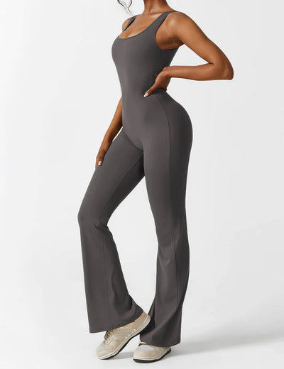 Dames Jumpsuit met Uitlopende Pijpen