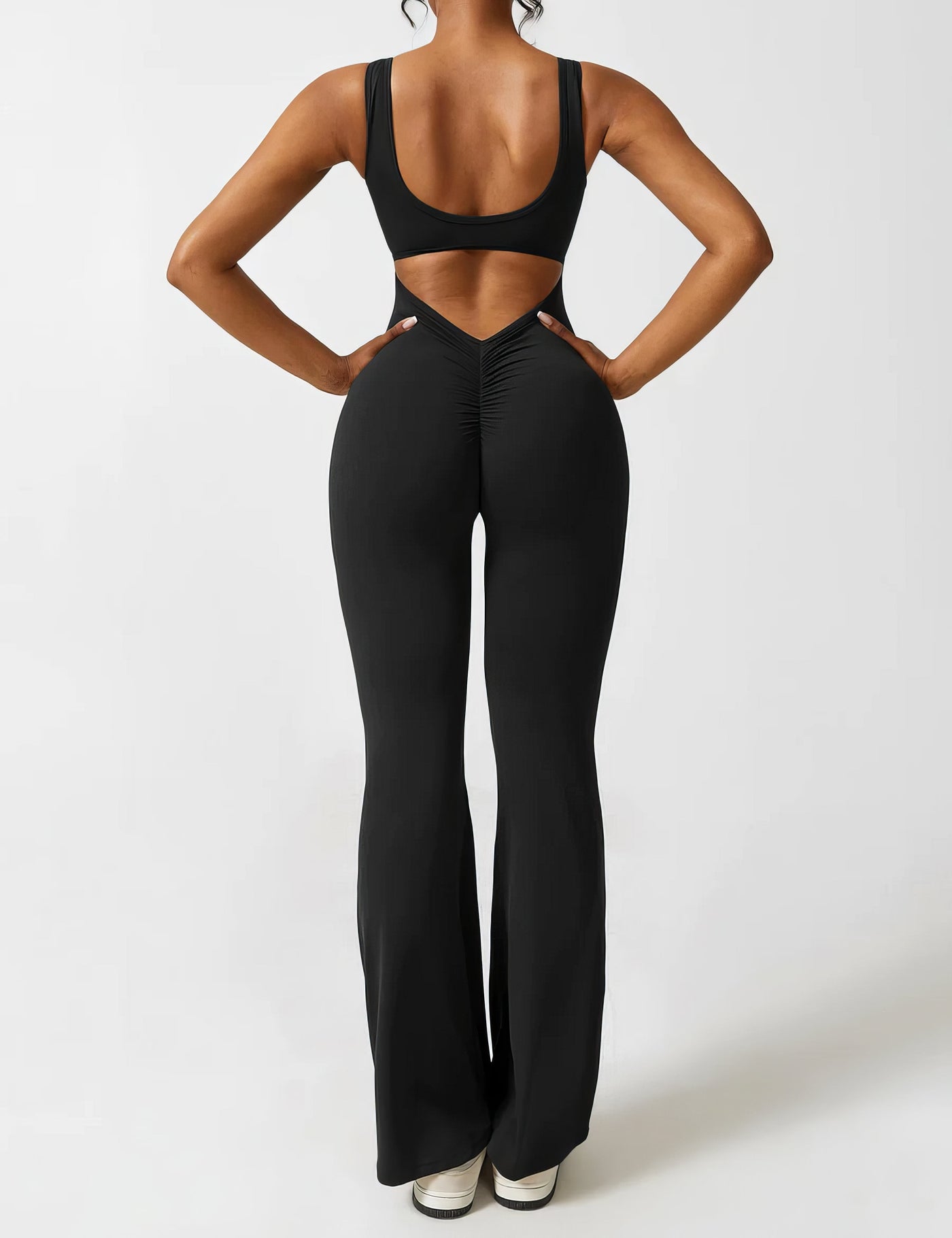 Dames Jumpsuit met Uitlopende Pijpen