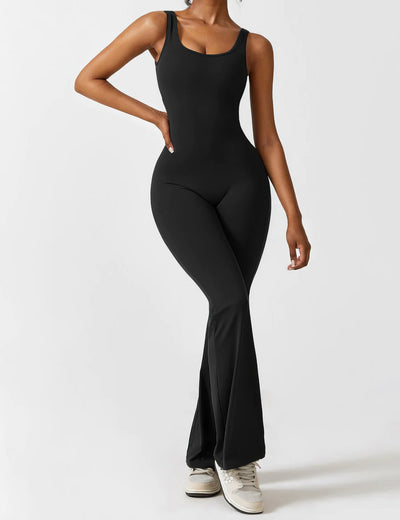 Dames Jumpsuit met Uitlopende Pijpen