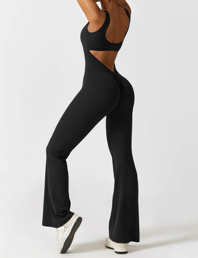 Dames Jumpsuit met Uitlopende Pijpen