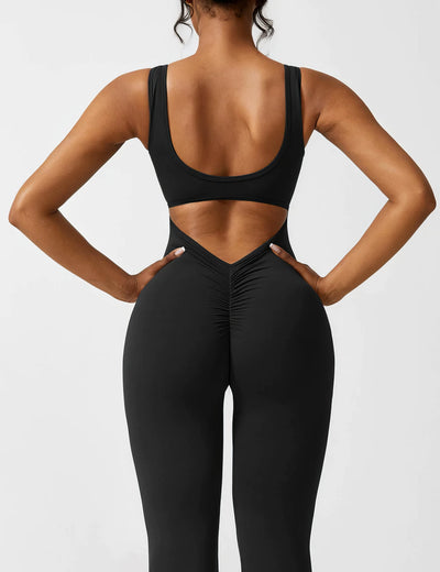 Dames Jumpsuit met Uitlopende Pijpen