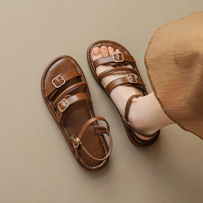 Dames Vintage platte zomer sandalen