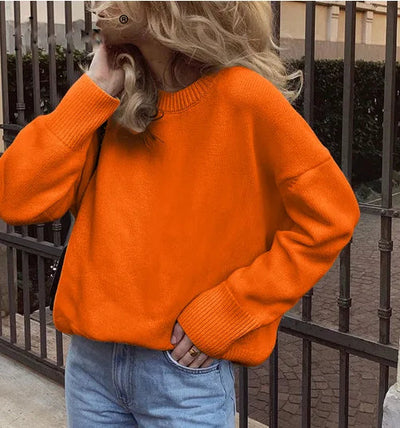 Van Leeuwen | Ella - Zachte Oversized Trui met Ronde Hals