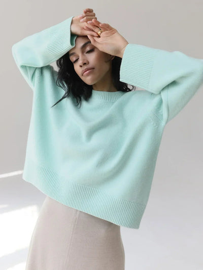 Van Leeuwen | Ella - Zachte Oversized Trui met Ronde Hals