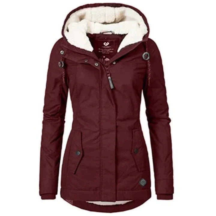Freya - Warme Winterjas Met Fleece Voering Voor Dames