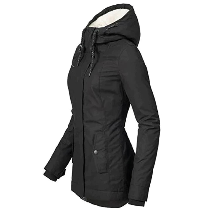 Freya - Warme Winterjas Met Fleece Voering Voor Dames