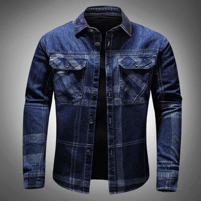 Geruite herendenimjas in vintage stijl