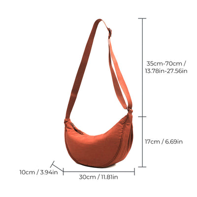 Van Leeuwen | Hangetsu - Half Ronde Schouder Tas