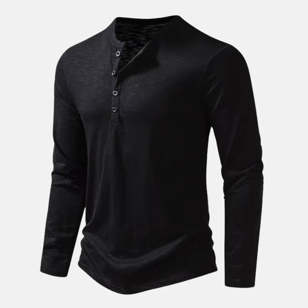 Heren Casual Half Knoop Zomer Overhemd