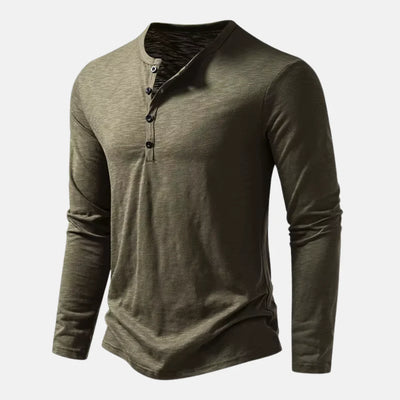 Heren Casual Half Knoop Zomer Overhemd