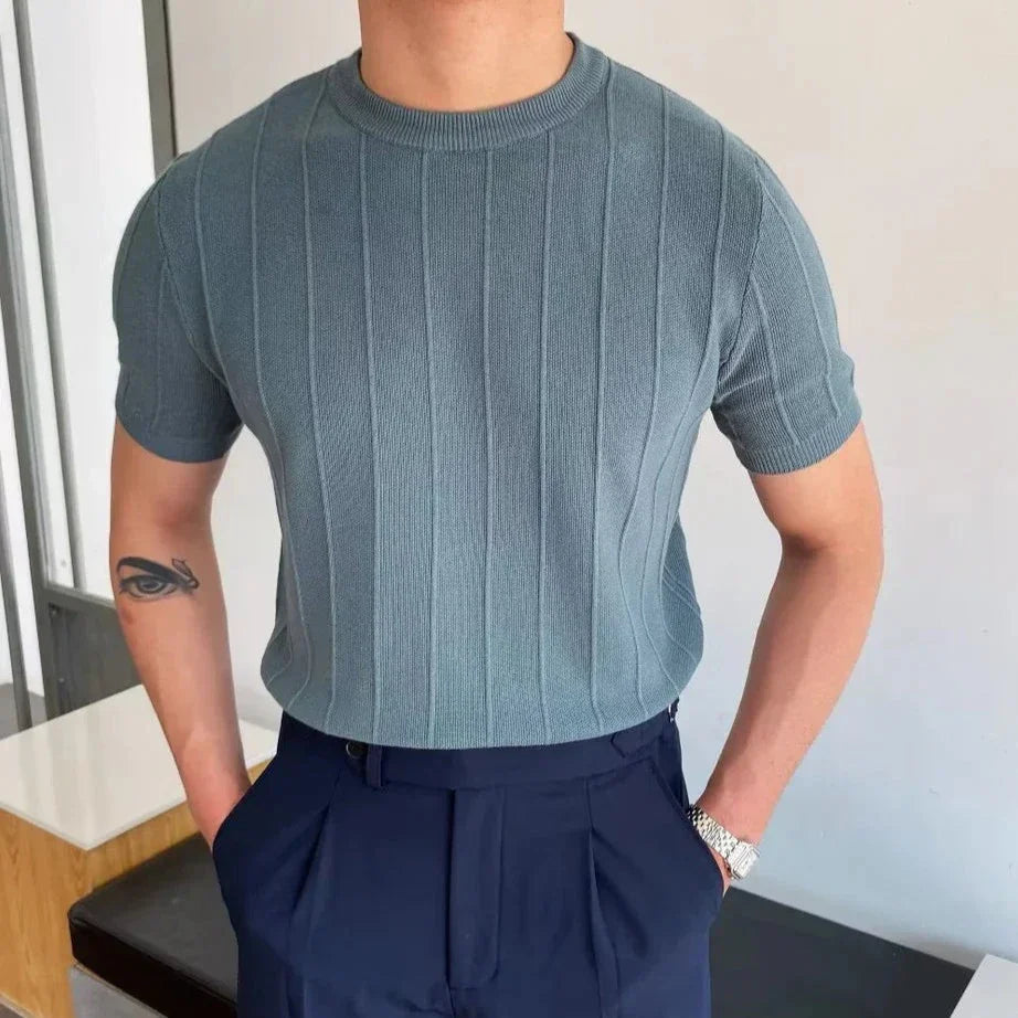 Heren Casual Oud Geld Stijl Zomershirt