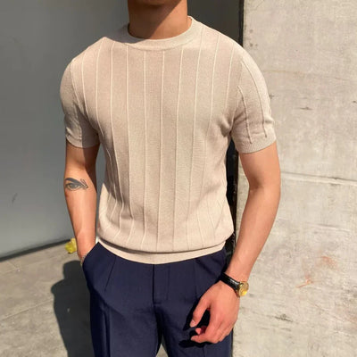 Heren Casual Oud Geld Stijl Zomershirt