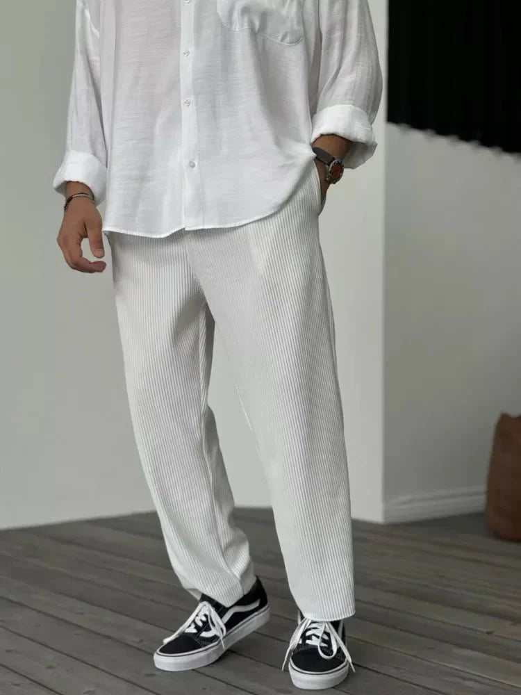 Heren Corduroy Broek Moderne Stijl Zomer