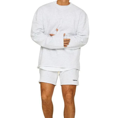 Heren Minimalistische Loosed Fit Zomerset Sweater en Korte Broek