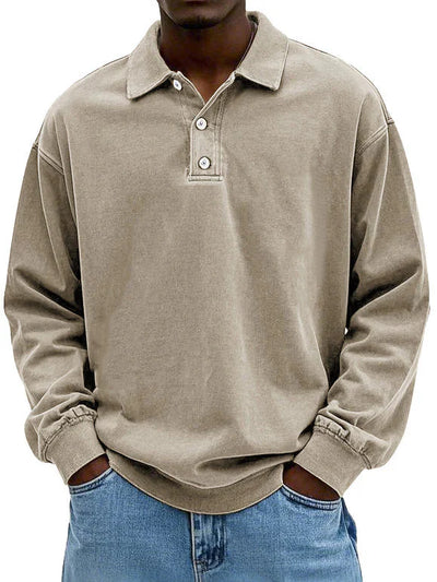 Heren Smart-Casual Shirt met Lange Mouwen