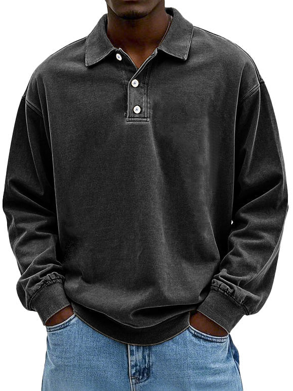 Heren Smart-Casual Shirt met Lange Mouwen