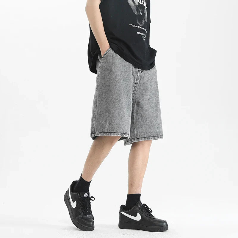 Heren Vintage stijl Relaxed Fit Denim broek