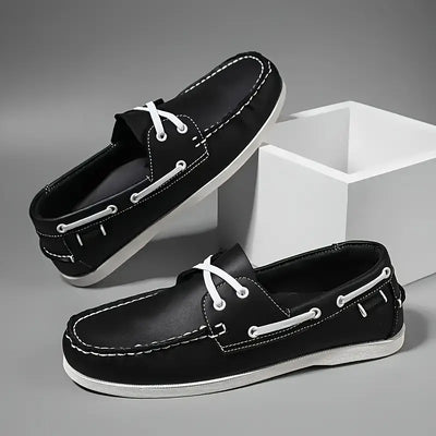 Heren retro stijl Top-sider loafers