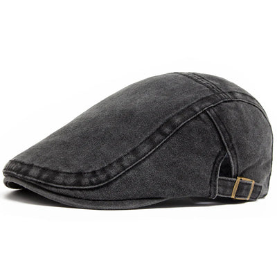 Heren vintage denim baret