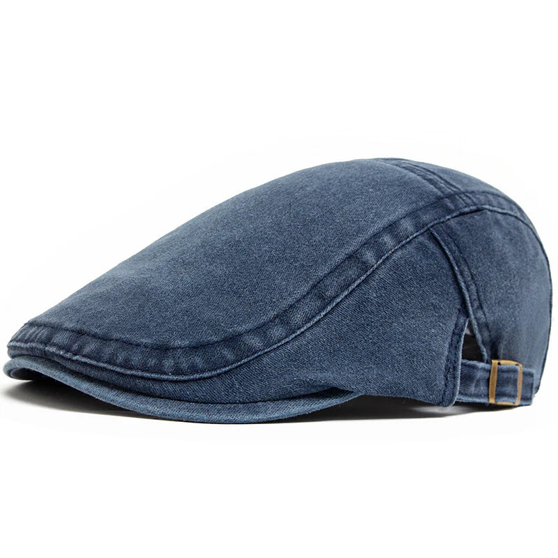 Heren vintage denim baret